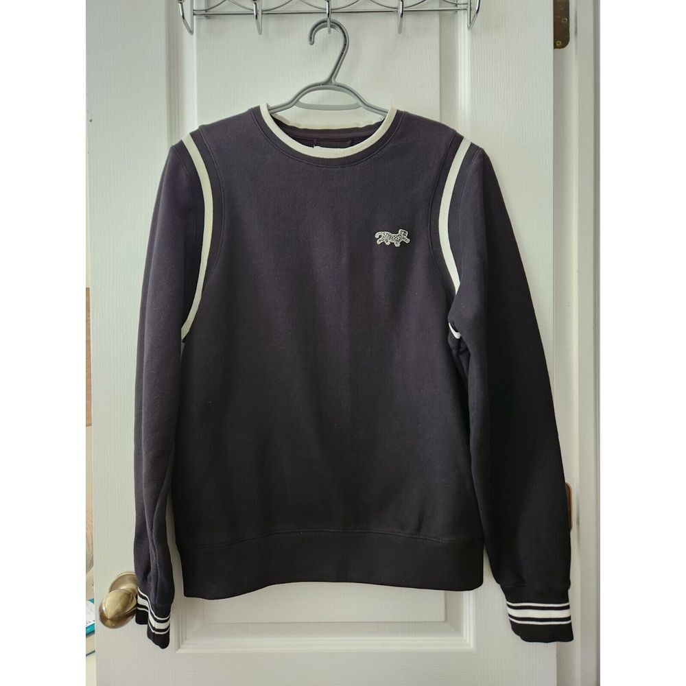 Ovadia & Sons Men's Sweatshirt Pullover Crew Neck Long Sleeve Black‎ Size S